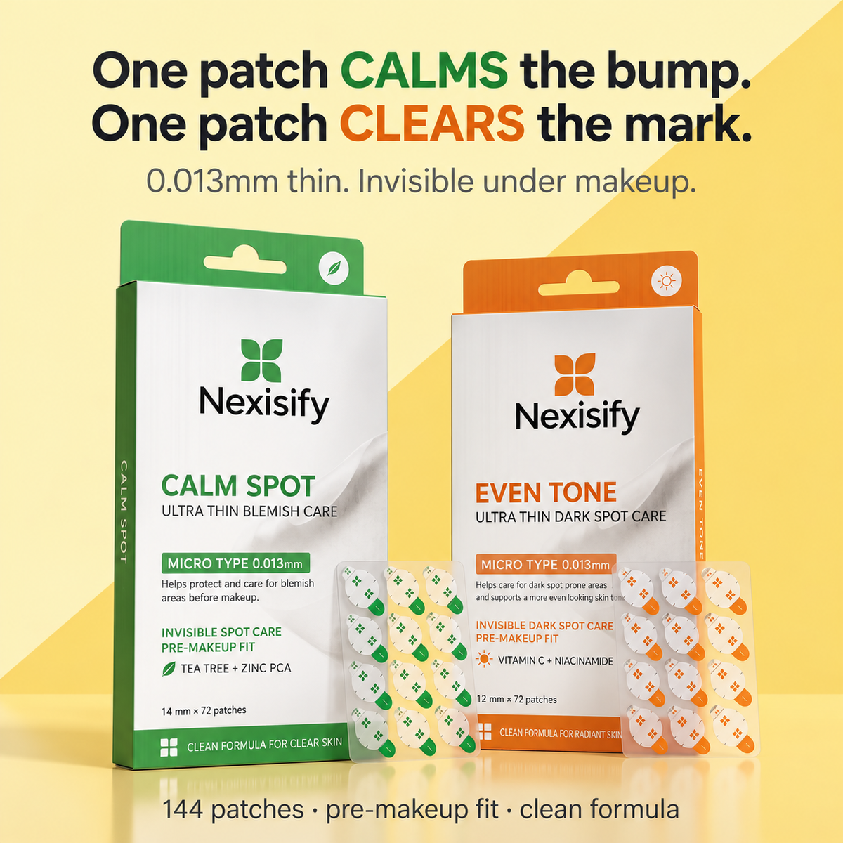 🌿Invisible Pimple & Dark Spot Patch Duo
