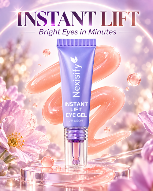 ✨Instant Lift Eye Gel 👁️💜 | 5-Minute Eye Refresh ✨ Smoother-Looking Under Eyes & Fine Line Care 🌸