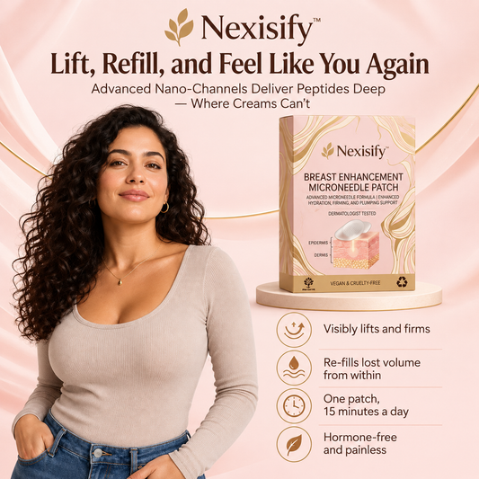 Breast Firming & Plumping Micro-Needle Patches – Peptide-Infused Bust Lift & Skin Care