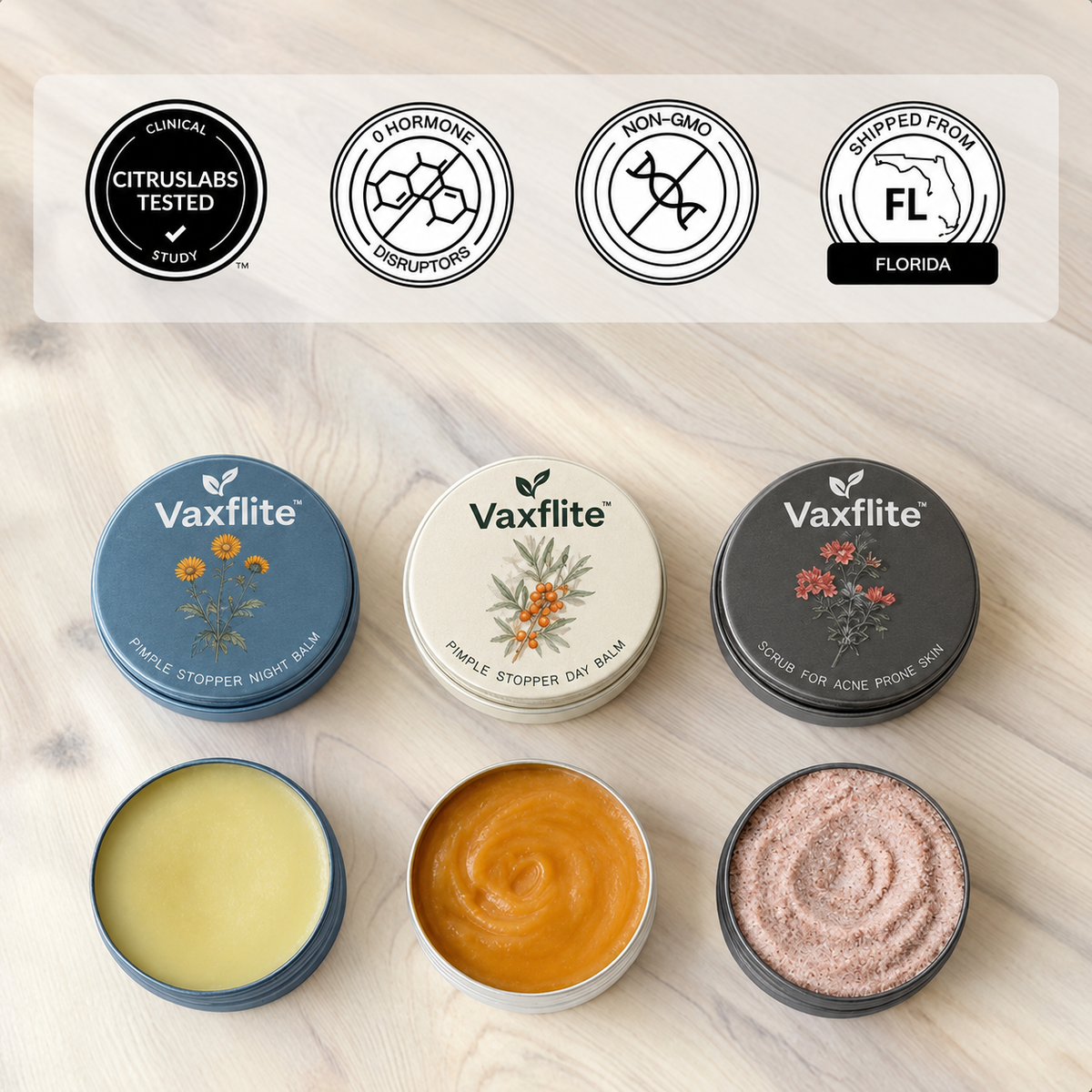 Complete Acne Skin System — Calm Breakouts, Support Your Skin Barrier & Hydrate